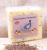 Whole Caraway Cheddar Cheese  8oz. Block
